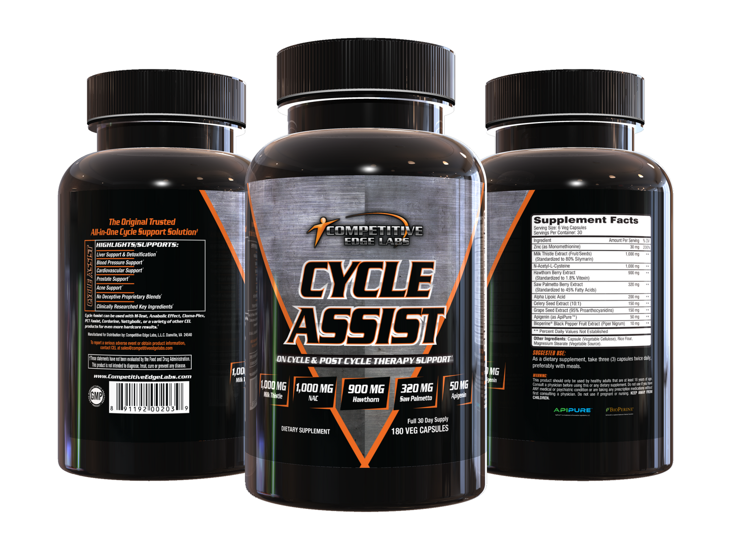 CEL Cycle Assist - 180 Veg Caps