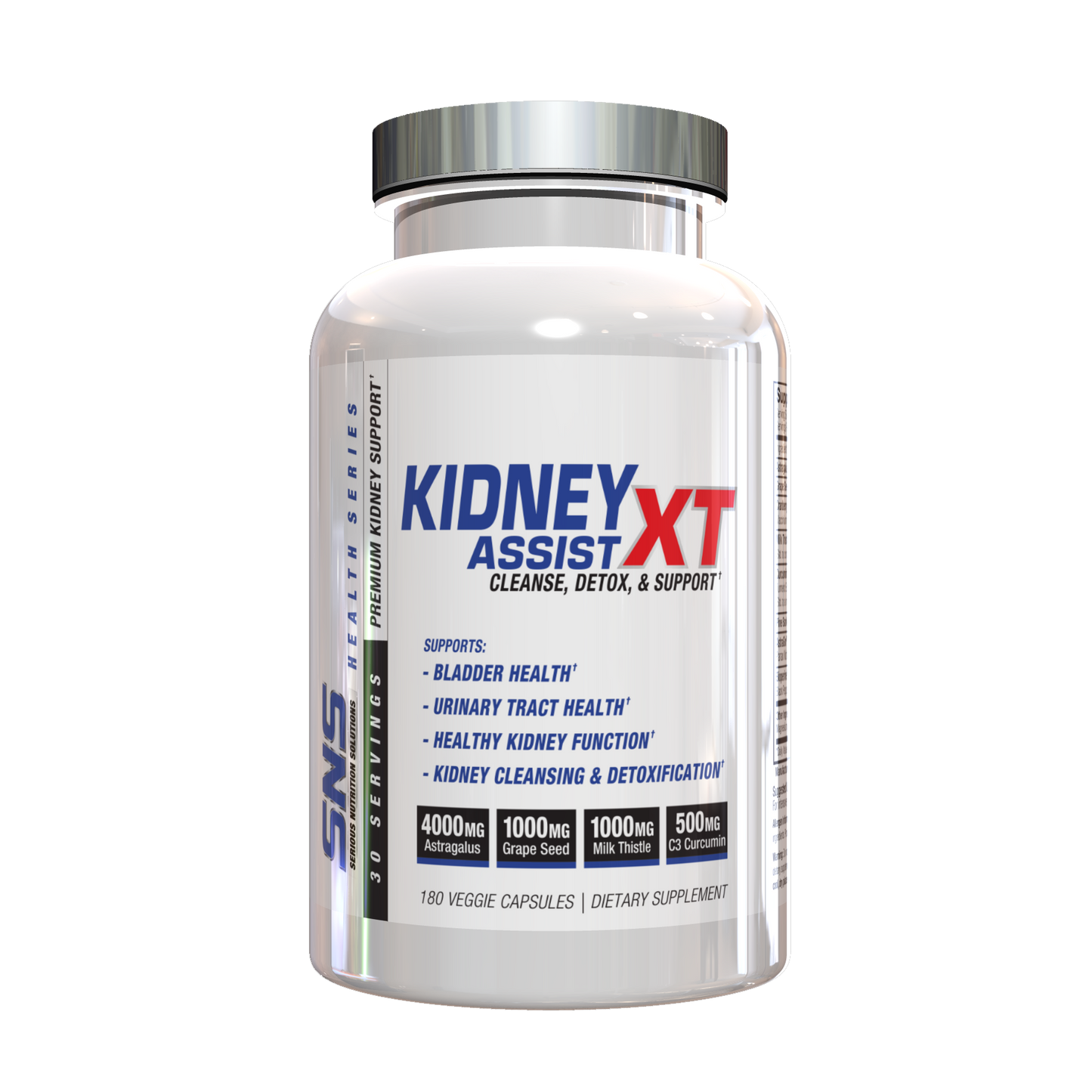 SNS Kidney Assist XT - 180 Veg Capsules