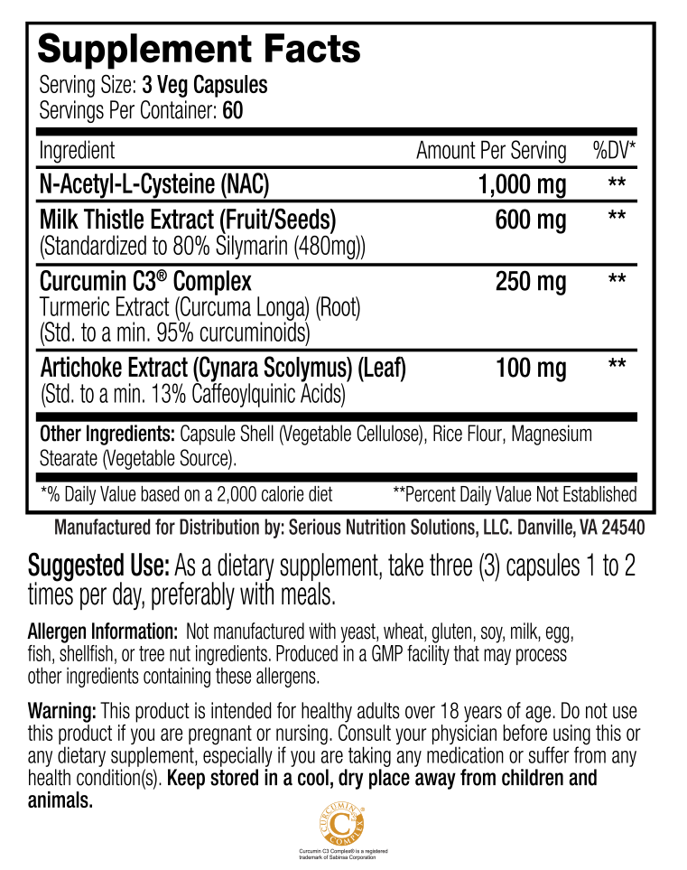 SNS Liver Assist XT - 180 Veg Caps - Evolution Supplements - SNS Liver XT Ingredients List