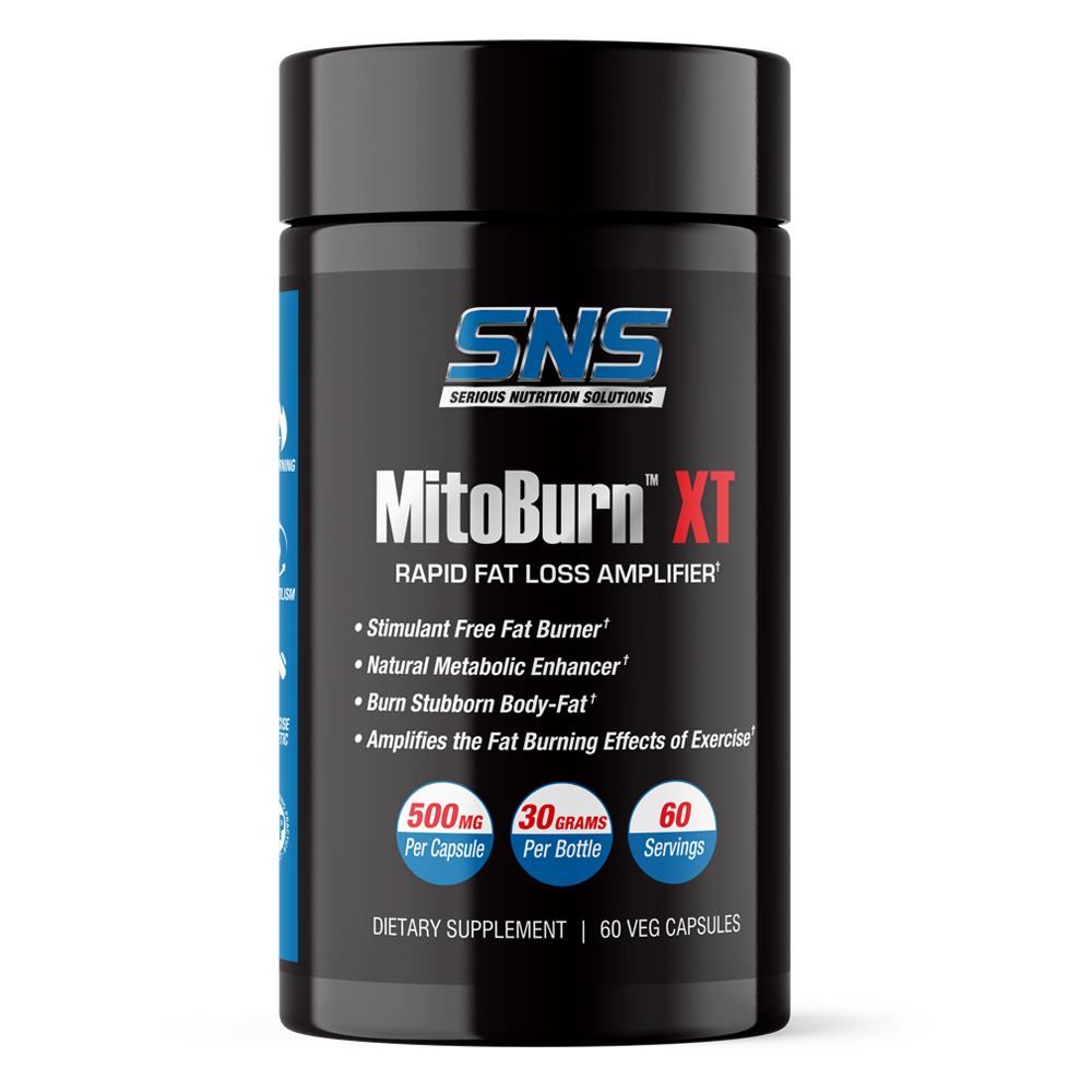SNS MitoBurn XT – 60 Veg Capsules - Evolution Supplements - SNS Mitoburn Front