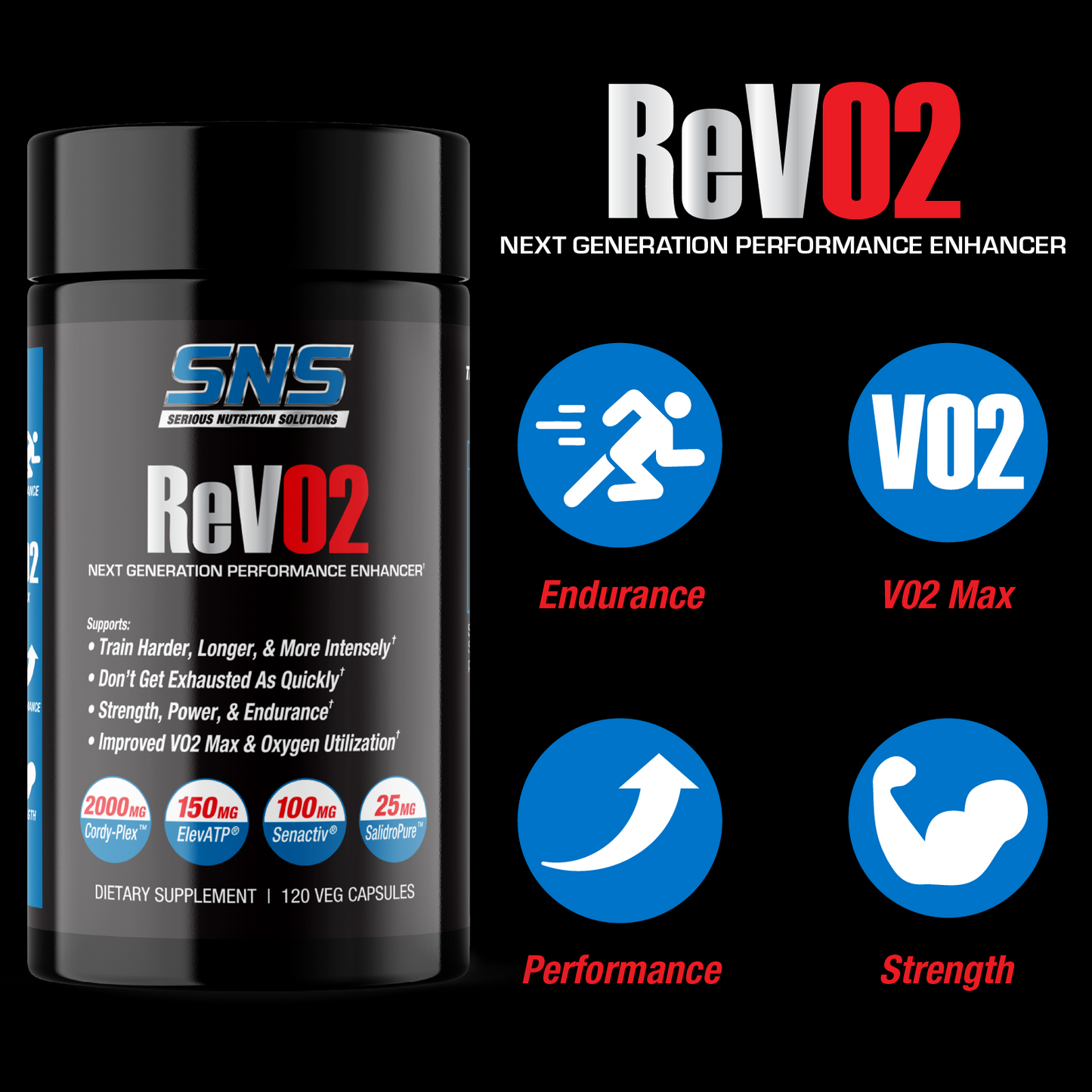 SNS ReV02 - 120 Veg Caps