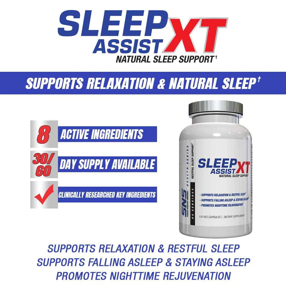SNS Sleep Assist XT – 120 Veg Capsules
