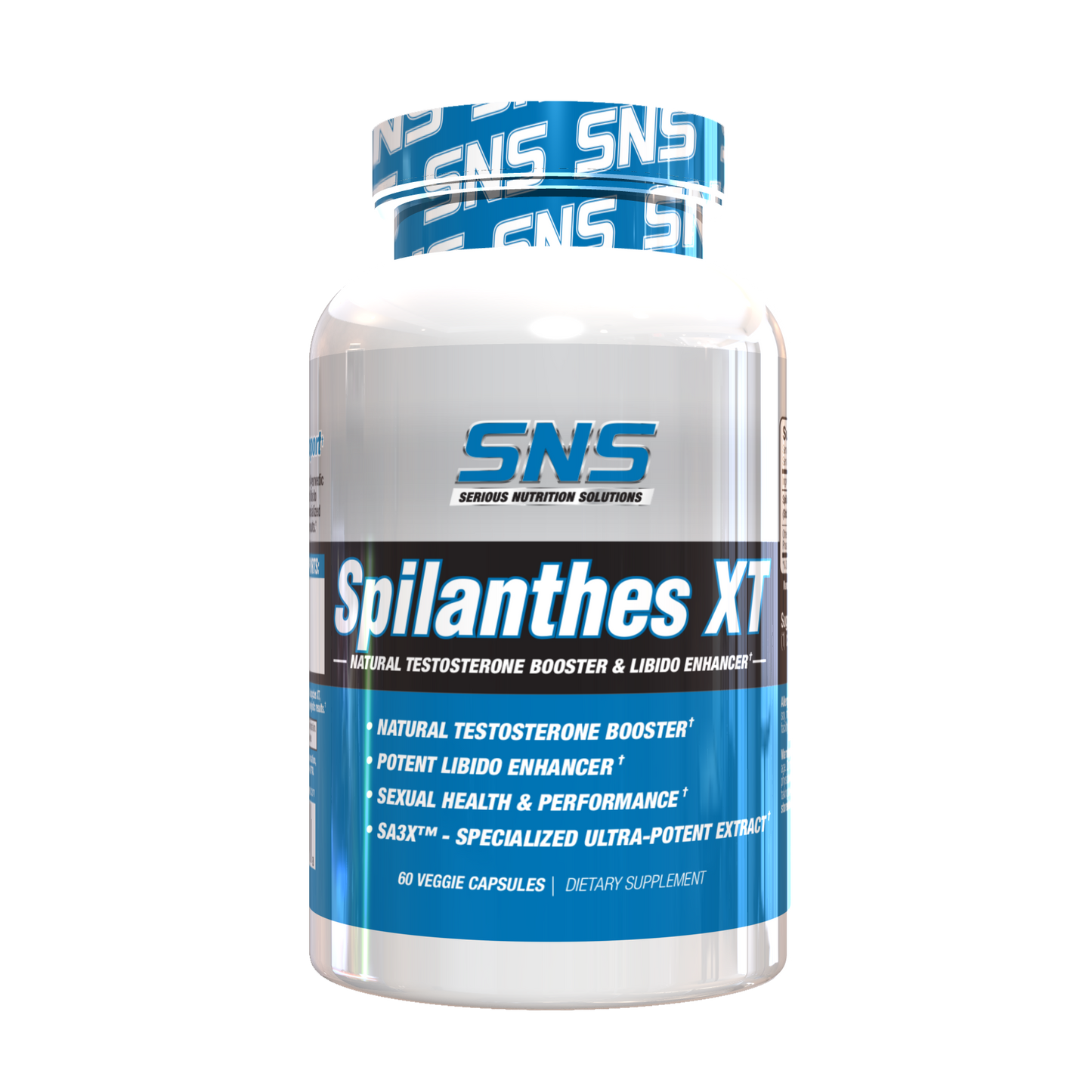 SNS Spilanthes XT – 60 Veg Caps - Evolution Supplements - SNS Splianthes XT Front