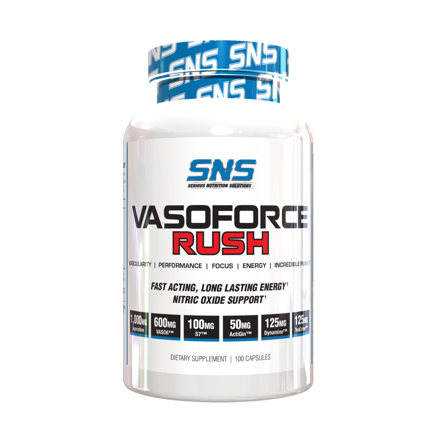 SNS VasoForce Rush – 100 Capsules