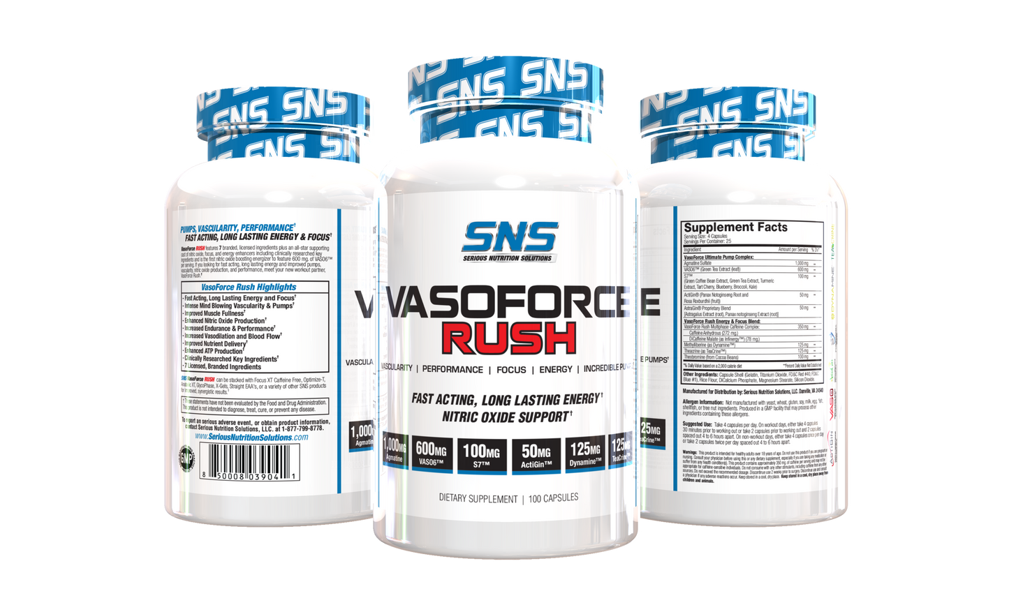 SNS VasoForce Rush – 100 Capsules