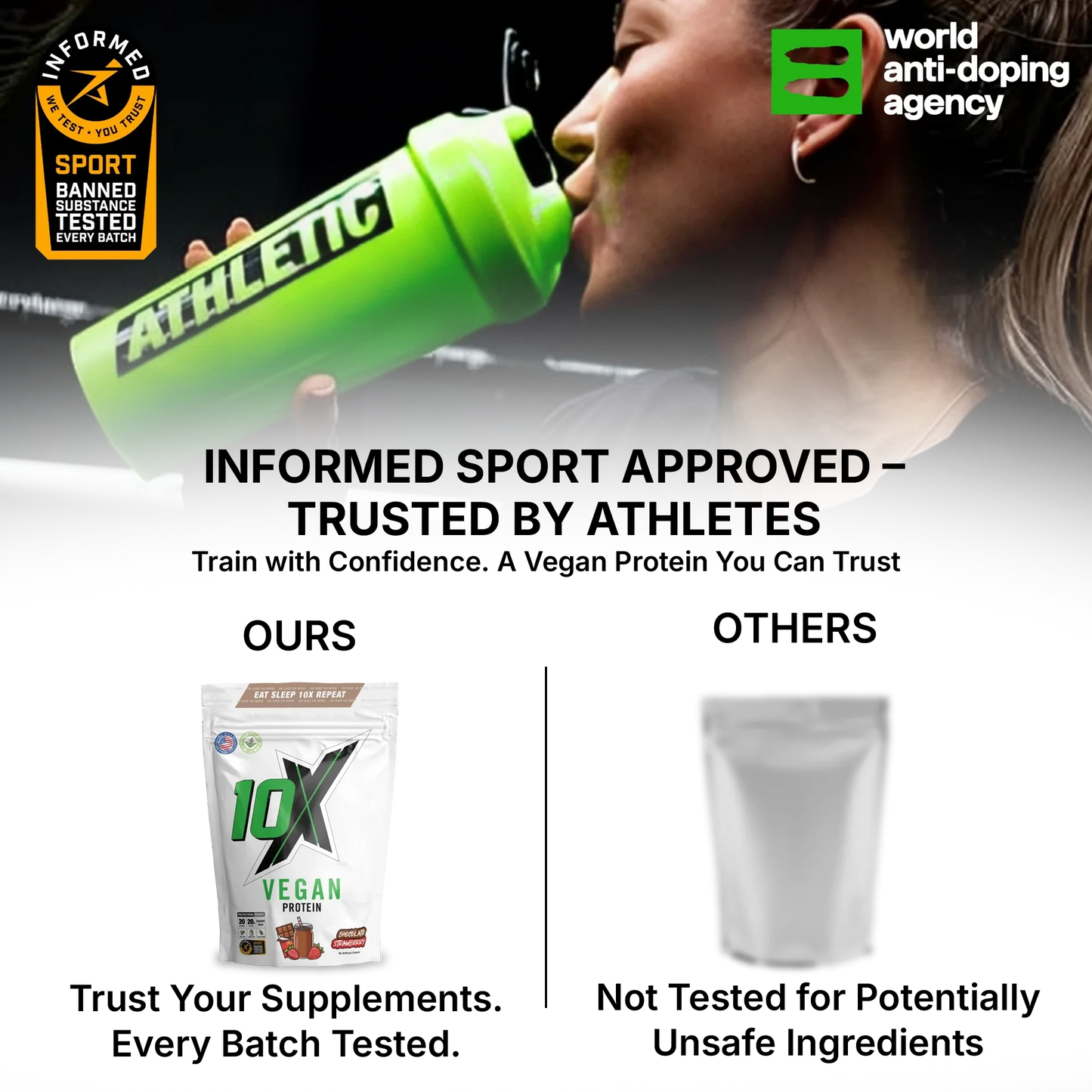 10X Vegan Protein 570g - Variety of Flavours