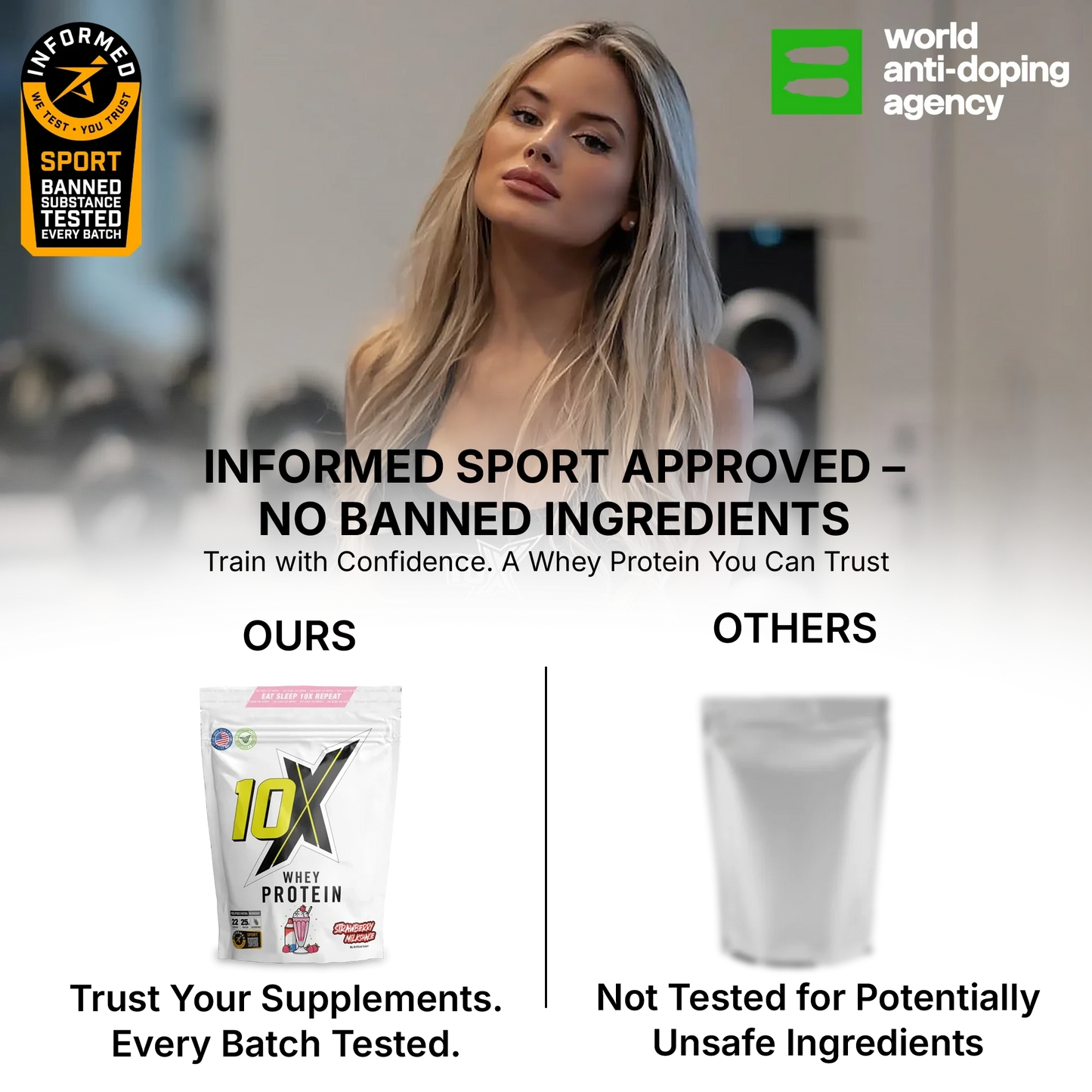10X Whey Protein 700g - Variety of Flavours