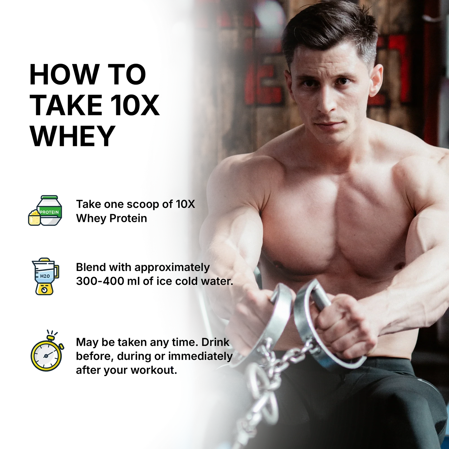 10X Whey Protein 700g - Variety of Flavours