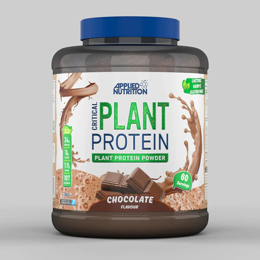 Applied Nutrition Critical Plant Vegan Protein 1.8kg (Choice of Flavours) - Evolution Supplements - Applied Nutrition Critical Plant Vegan Protein Front