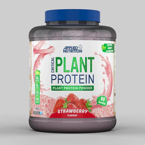 Applied Nutrition Critical Plant Vegan Protein 1.8kg (Choice of Flavours) - Evolution Supplements - Applied Nutrition Critical Plant Vegan Protein Front