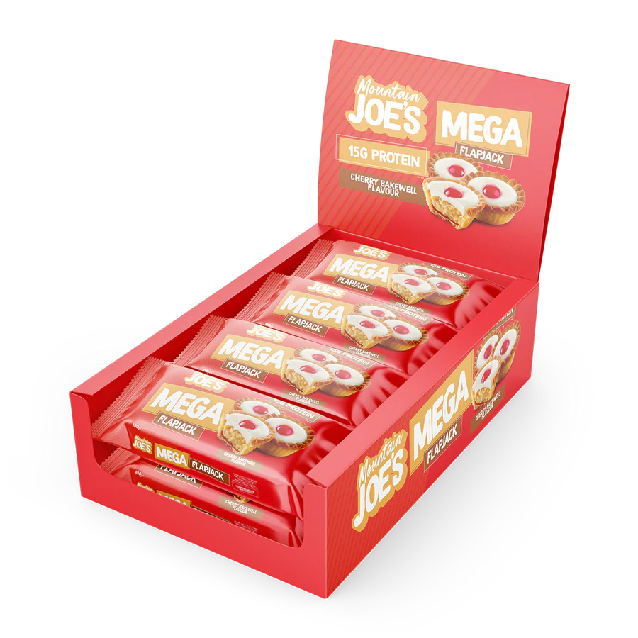Mountain Joes Mega Flapjack (Variety of Flavours, box of 12 or singles) - Evolution Supplements