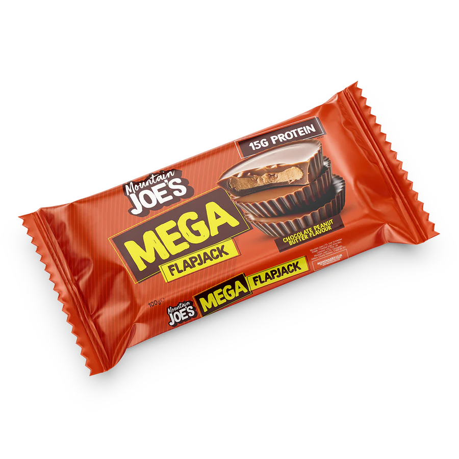 Mountain Joes Mega Flapjack (Variety of Flavours, box of 12 or singles) - Evolution Supplements