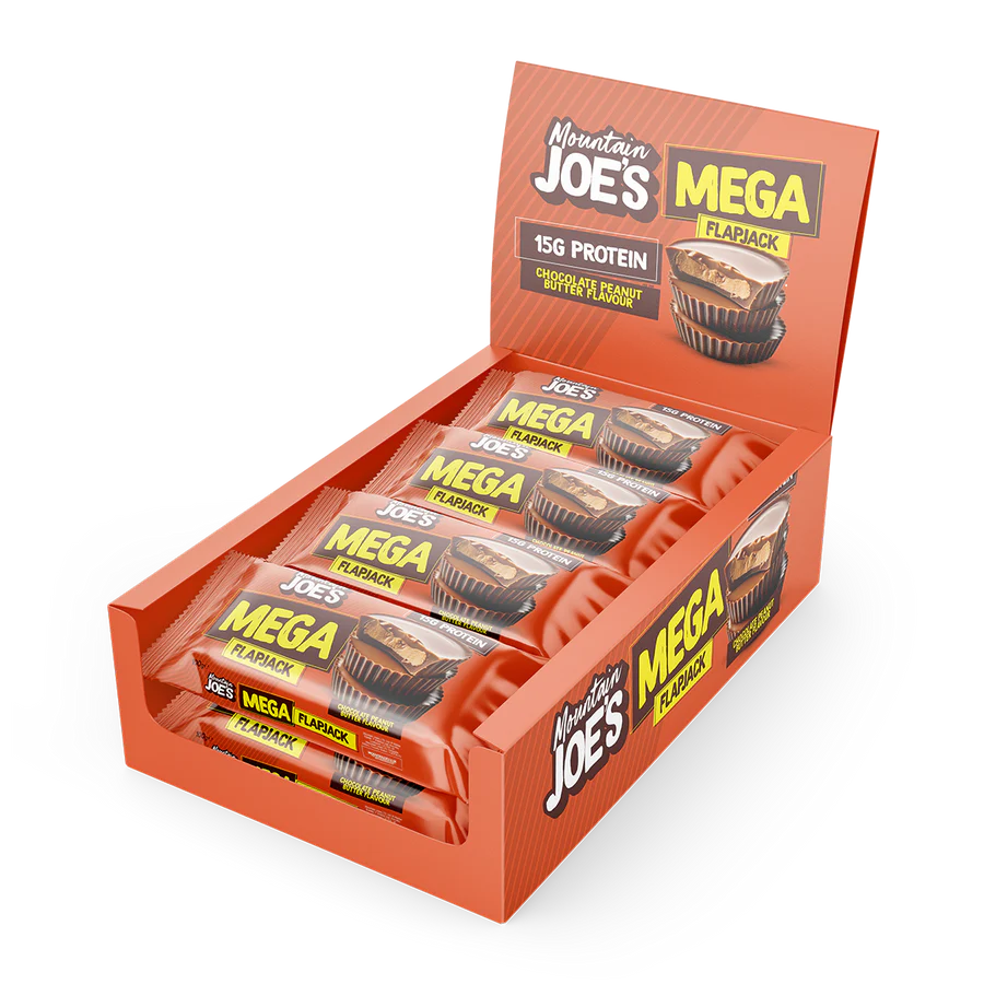 Mountain Joes Mega Flapjack (Variety of Flavours, box of 12 or singles) - Evolution Supplements
