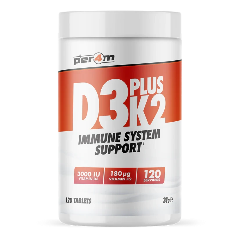 Per4m Vitamin D3 Plus K2 - 120 Tablets
