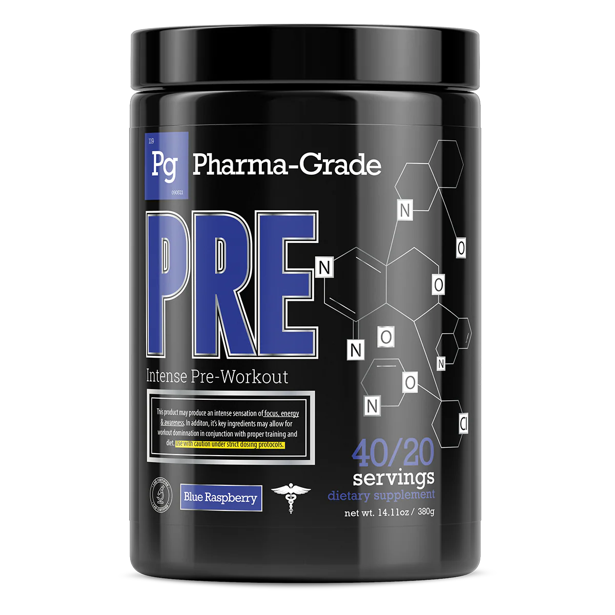 Pharma Grade PRE 380g (Variety of Flavours) - Evolution Supplements
