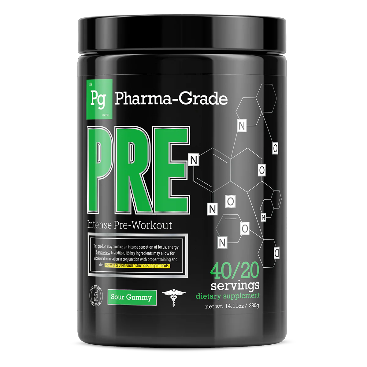 Pharma Grade PRE 380g (Variety of Flavours) - Evolution Supplements