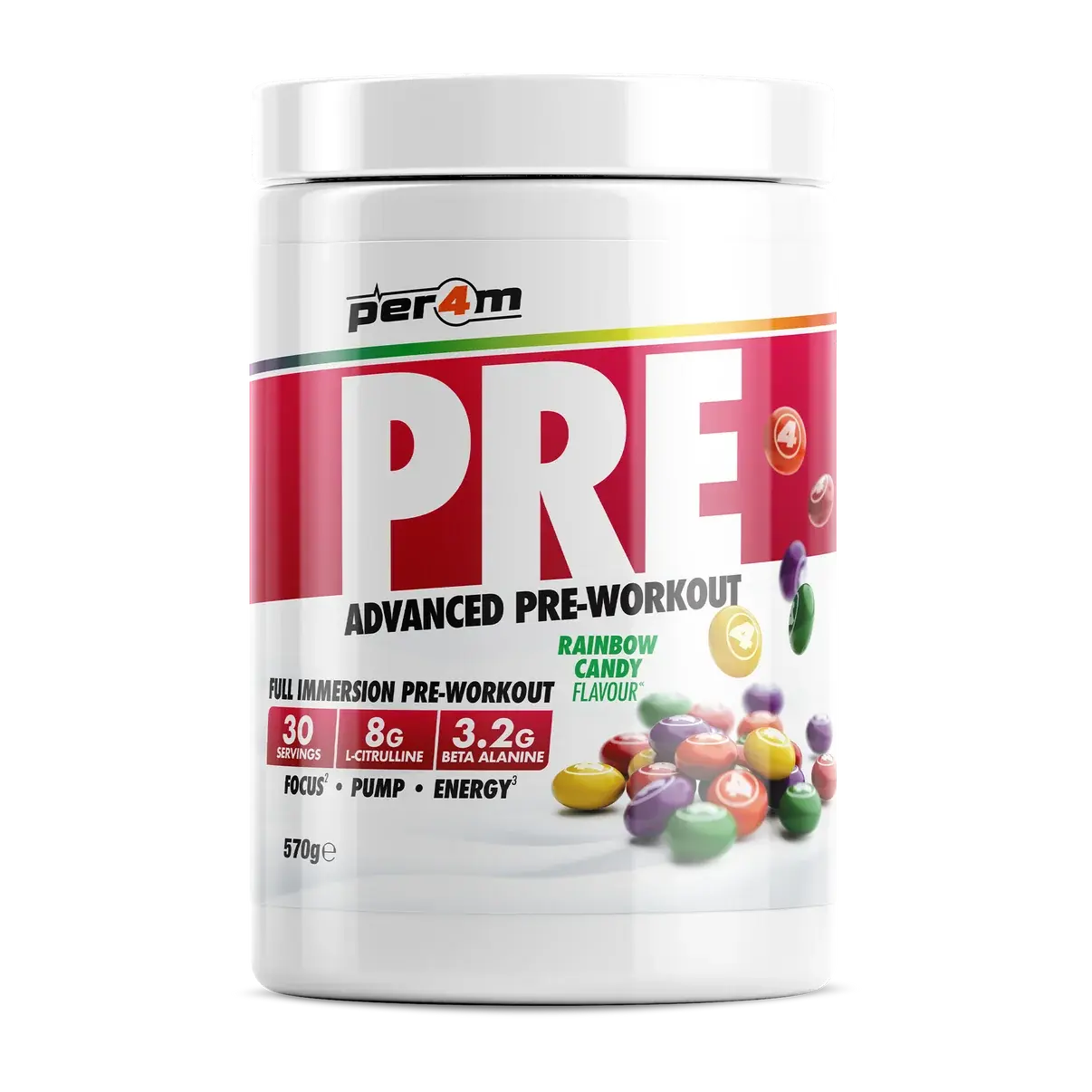 Per4m Preworkout Stim 570g - Variety of Flavours