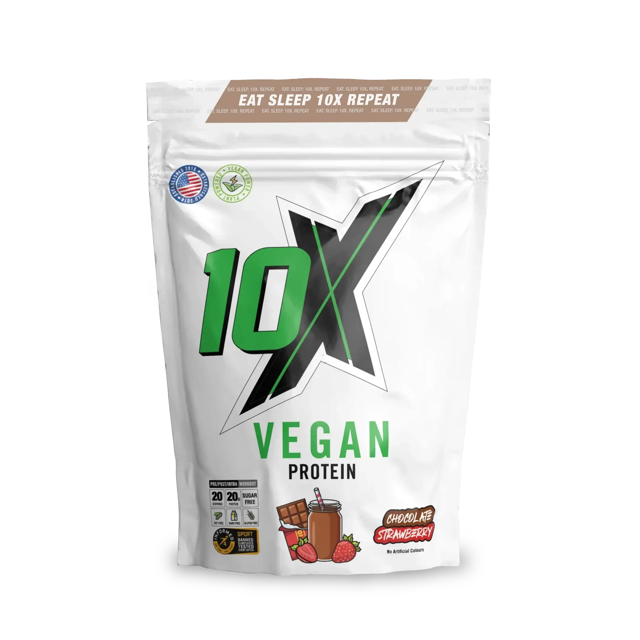 10X Vegan Protein 570g - Variety of Flavours