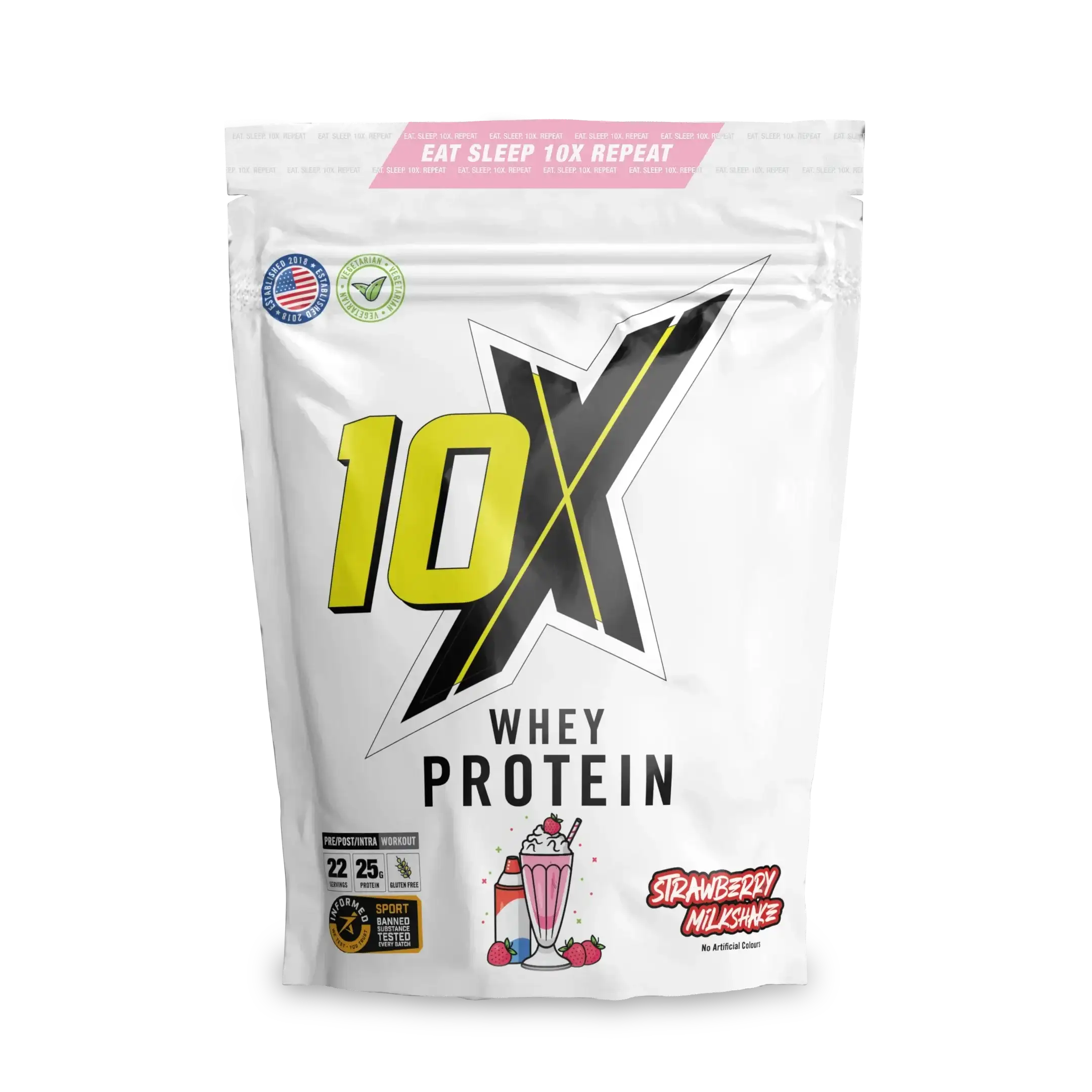 10X Whey Protein 700g - Variety of Flavours