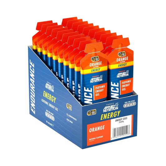 Applied Nutrition Endurance Energy Gel - 20x60g (Orange) - Evolution Supplements - Applied Nutrition Endurance Energy Gel Front