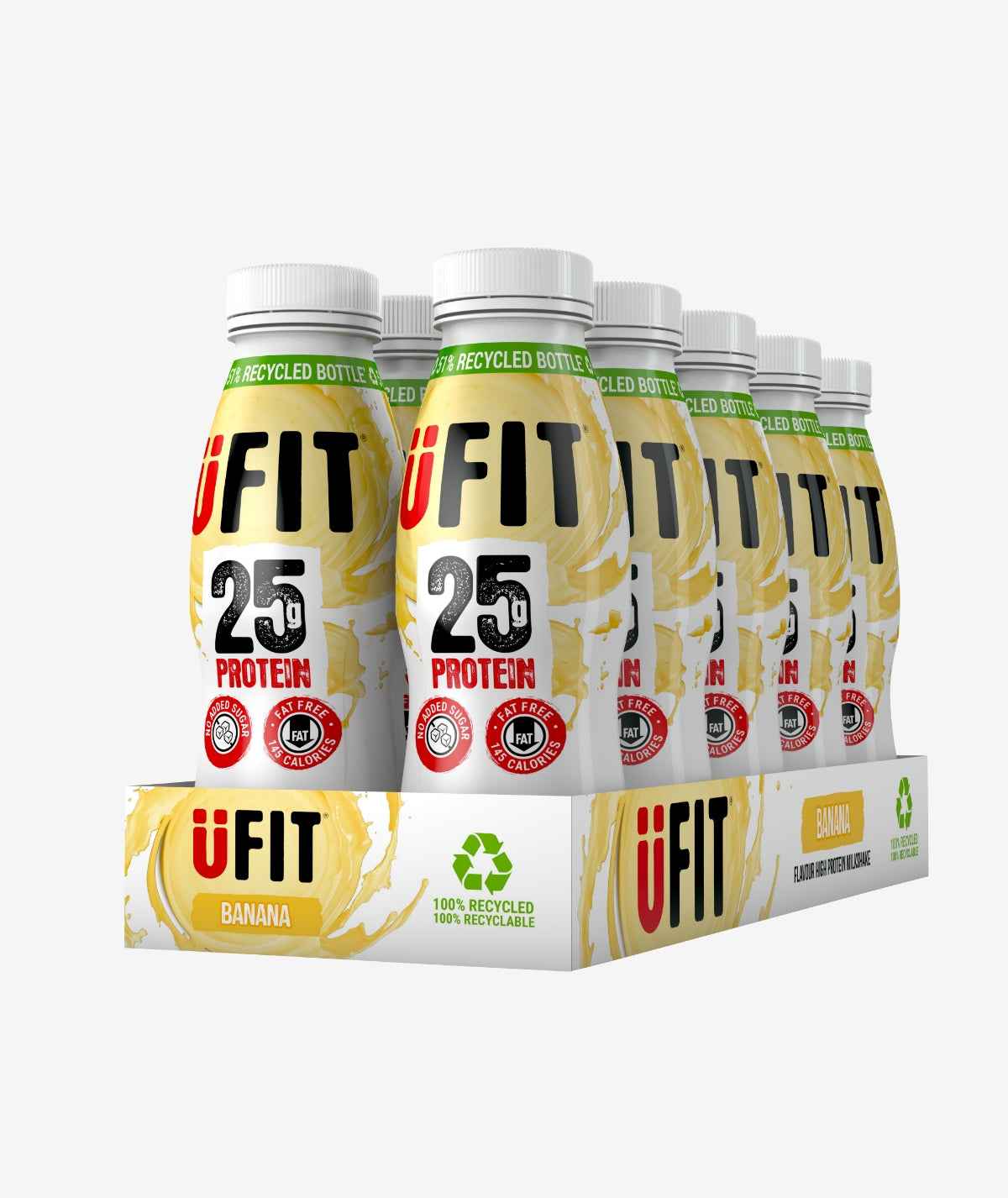 UFIT 25G HIGH PROTEIN SHAKE DRINK - 10x330ML