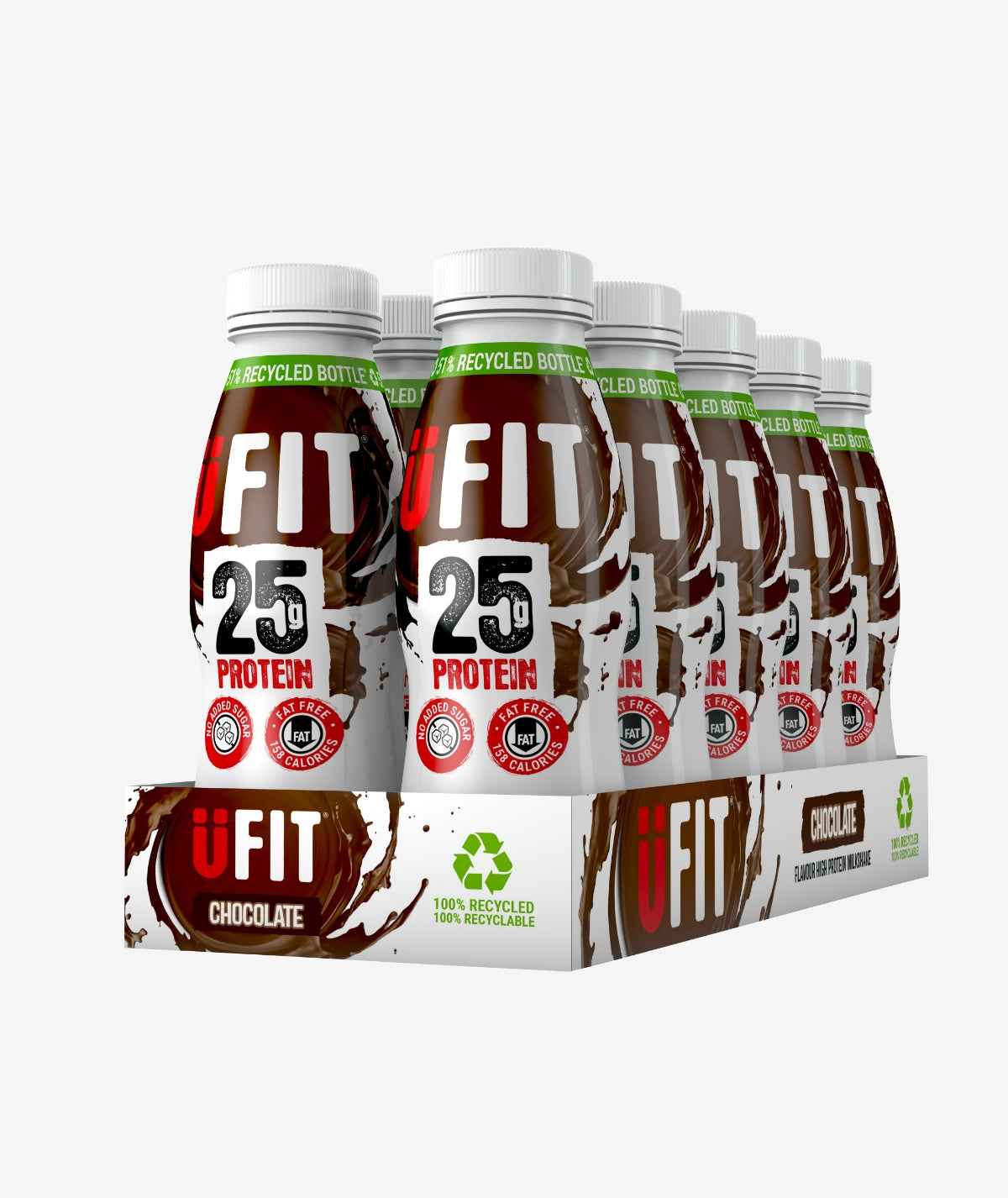 UFIT 25G HIGH PROTEIN SHAKE DRINK - 10x330ML