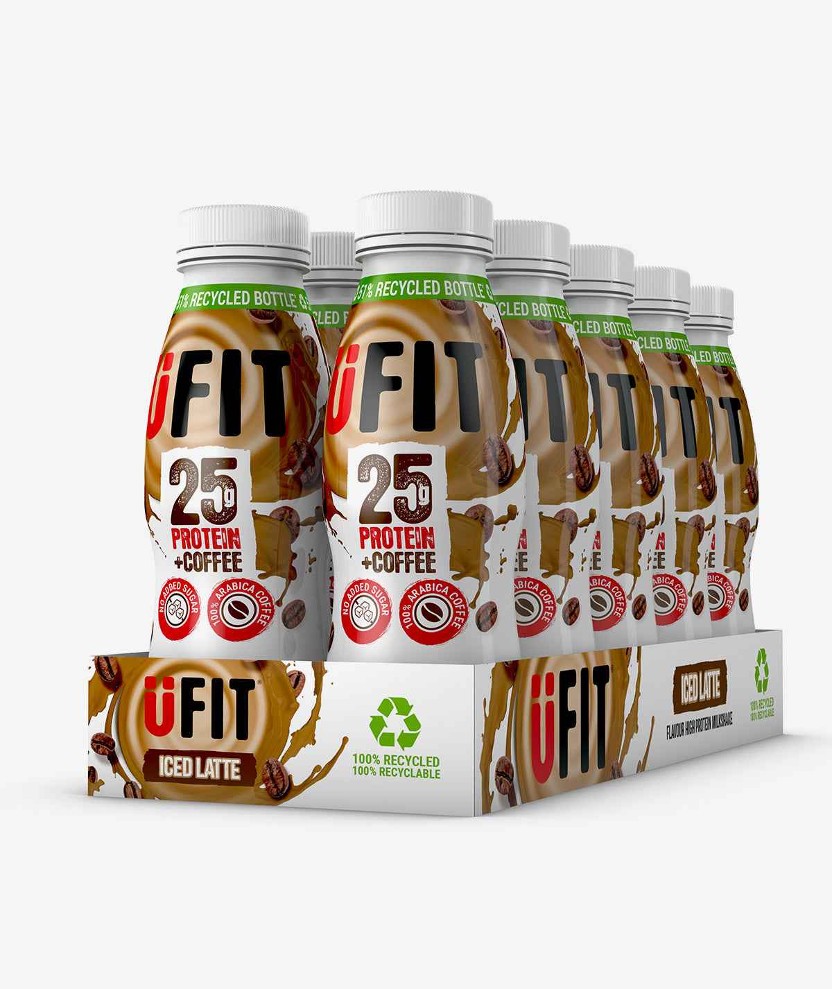 UFIT 25G HIGH PROTEIN SHAKE DRINK - 10x330ML