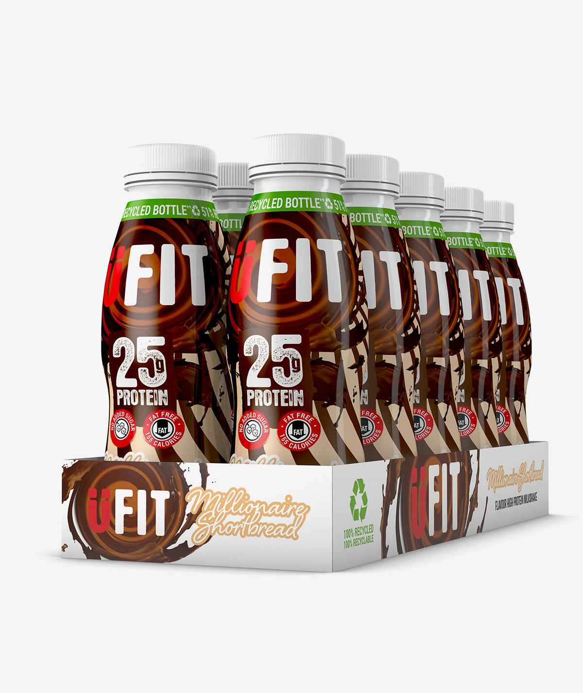 UFIT 25G HIGH PROTEIN SHAKE DRINK - 10x330ML
