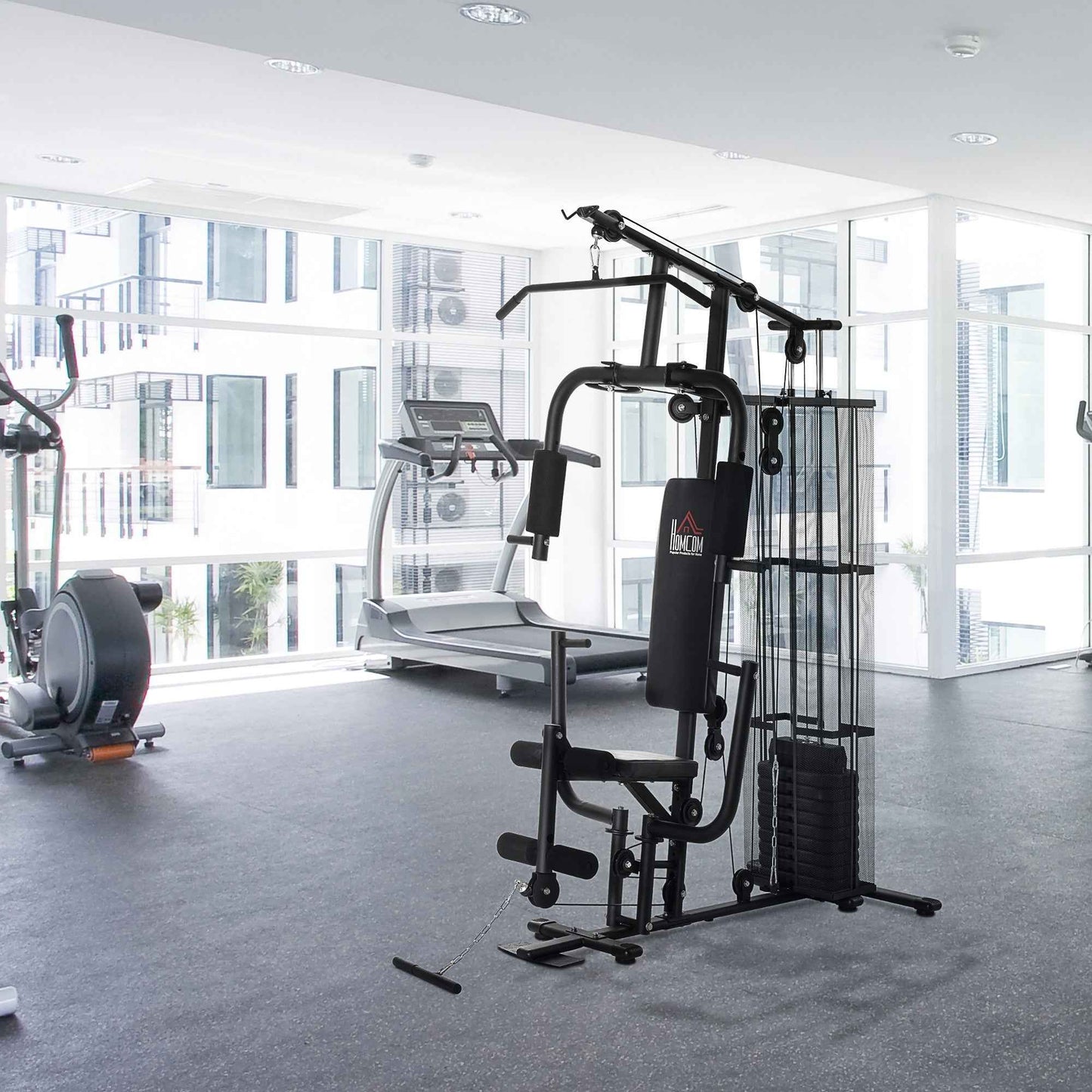 Multifunction Home Gym System Weight Training Exercise Workout Station
