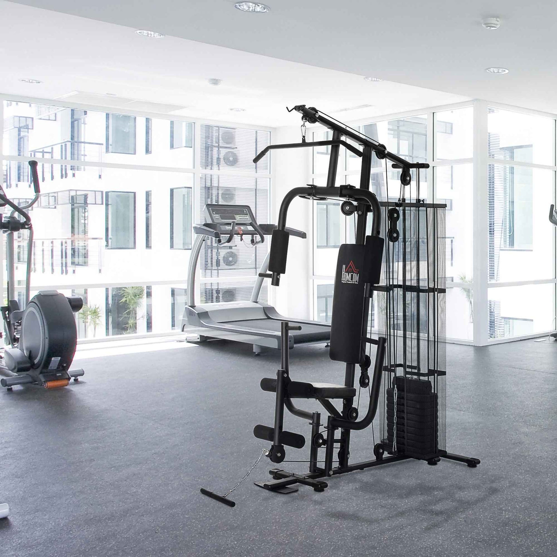 Multifunction Home Gym System Weight Training Exercise Workout Station