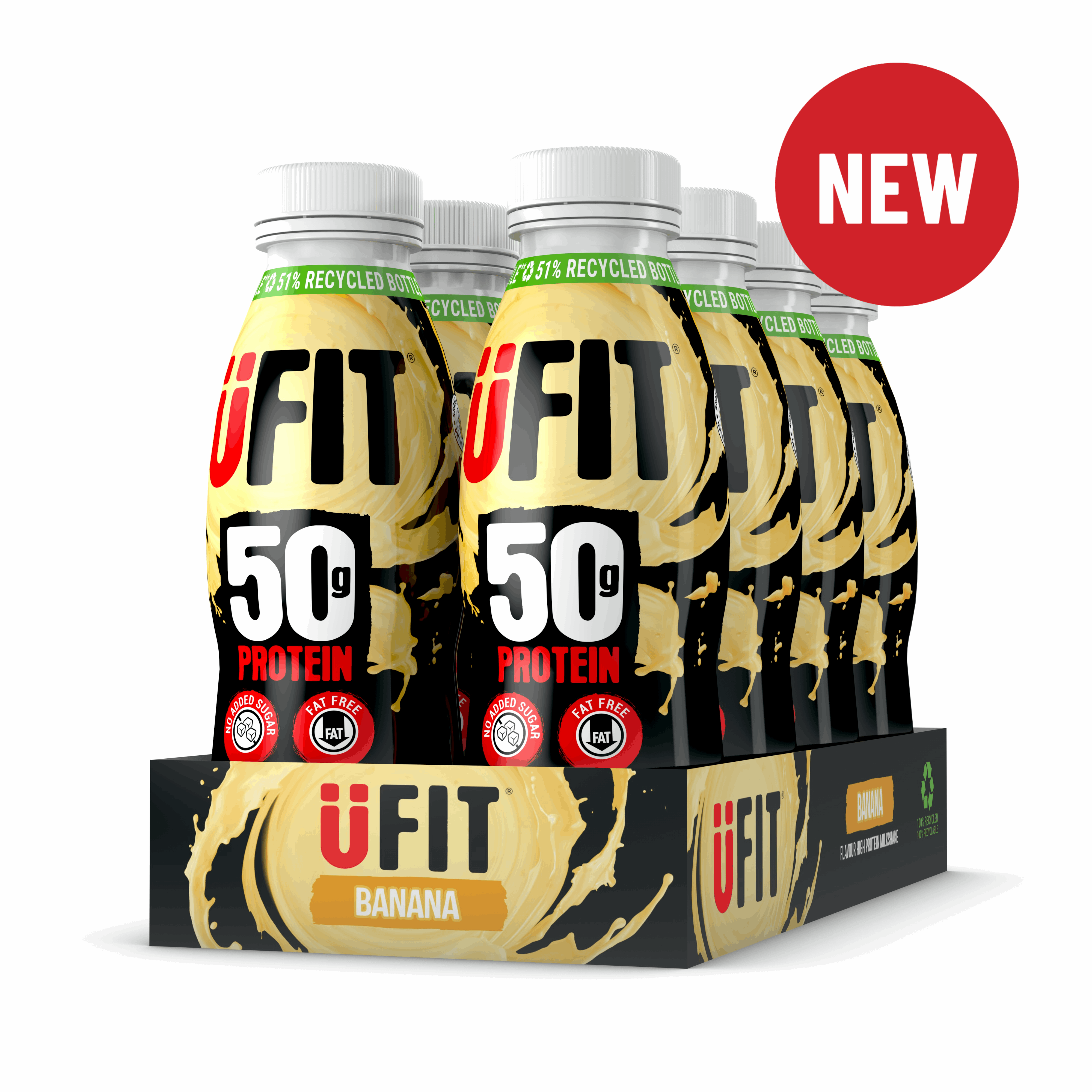 UFIT 50G High Protein Shake Drink – Case of 8 x 500ML