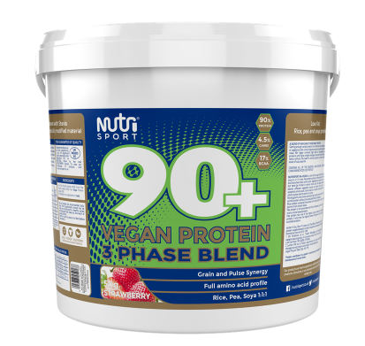 Nutrisport 90+ Vegan Protein 5kg - Variety of Flavours