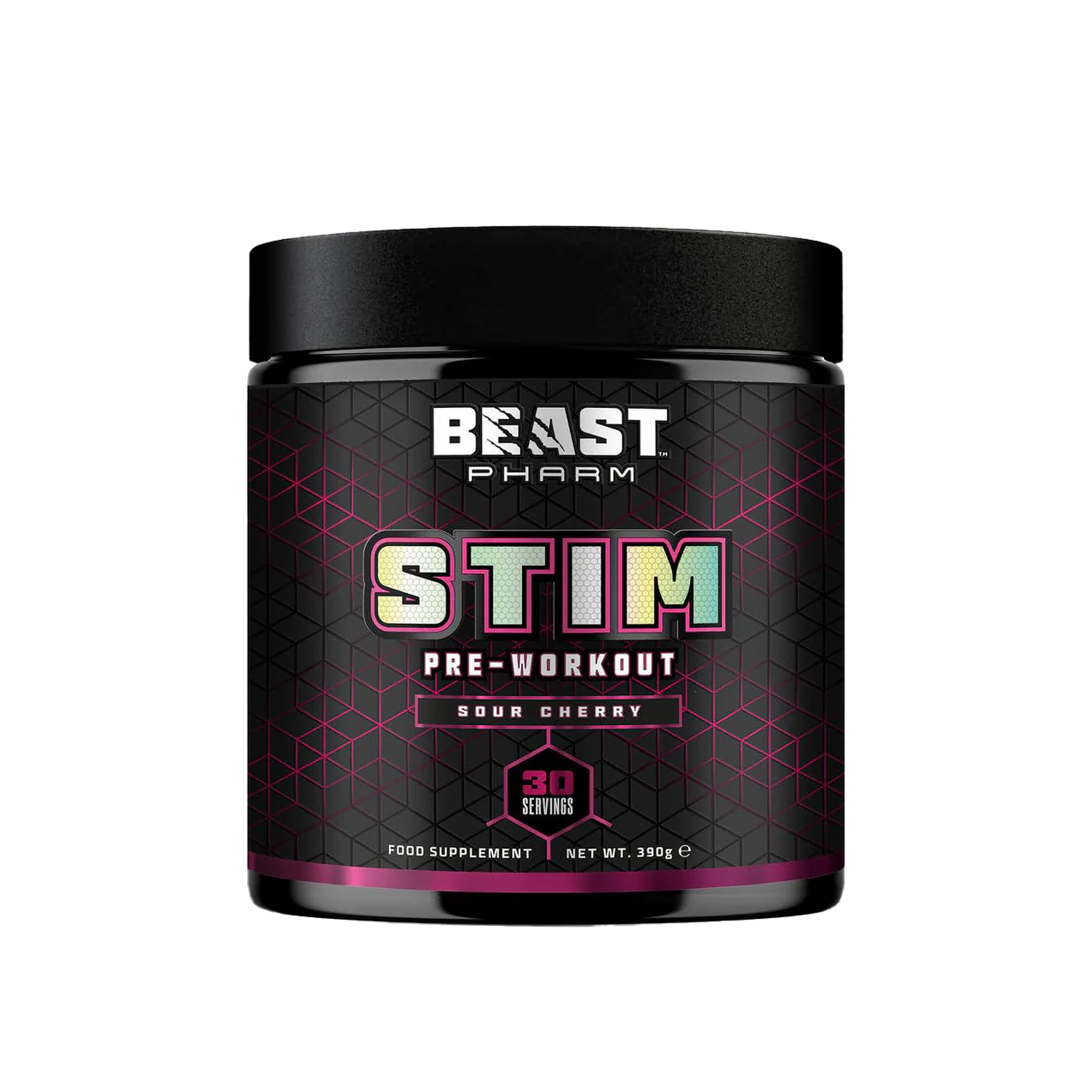 Beast Pharm STIM Preworkout 390g (Choice of Flavours - 30 Servings) - Evolution Supplements
