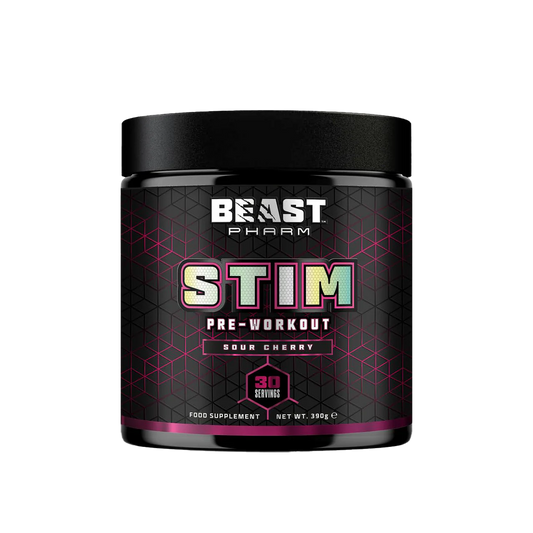 Beast Pharm STIM Preworkout 390g (Choice of Flavours - 30 Servings) - Evolution Supplements