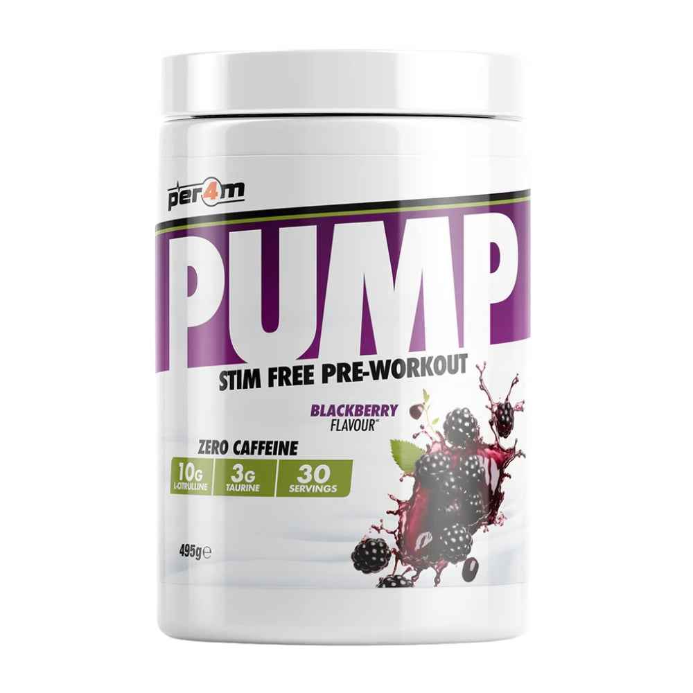 Per4m Pump Stim Free Pump Pre Workout 459g - Variety of Flavours