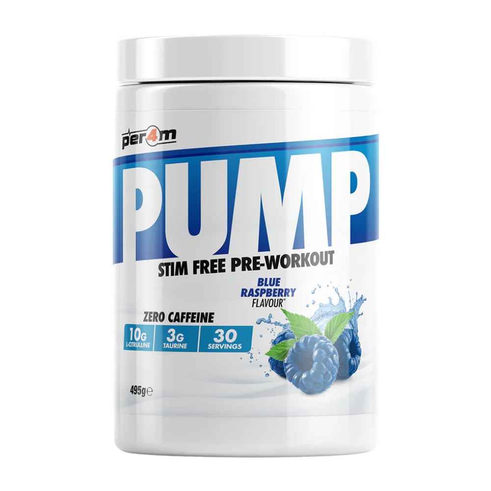 Per4m Pump Stim Free Pump Pre Workout 459g - Variety of Flavours