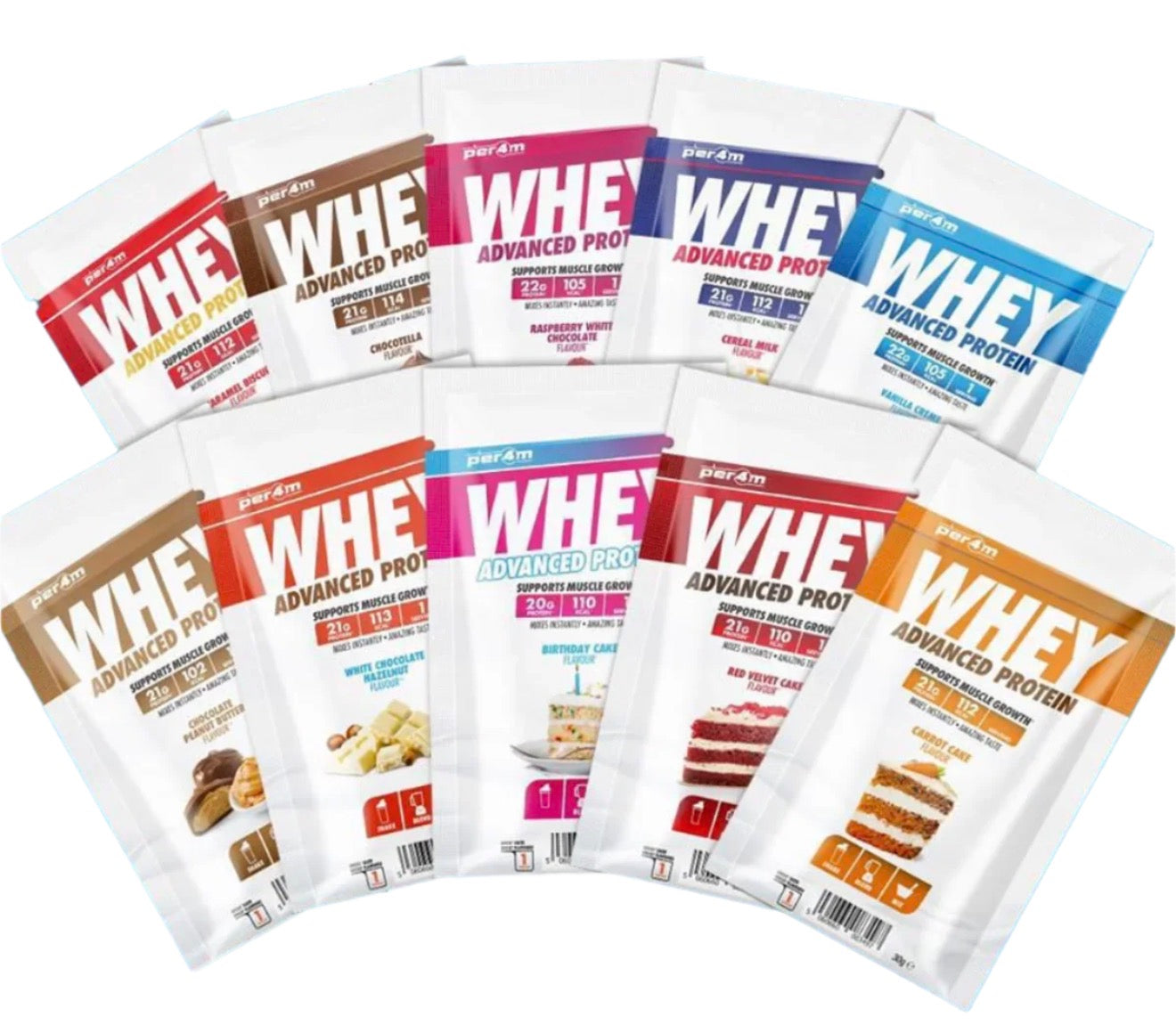 Per4m Whey Protein 30g Sample Sachets