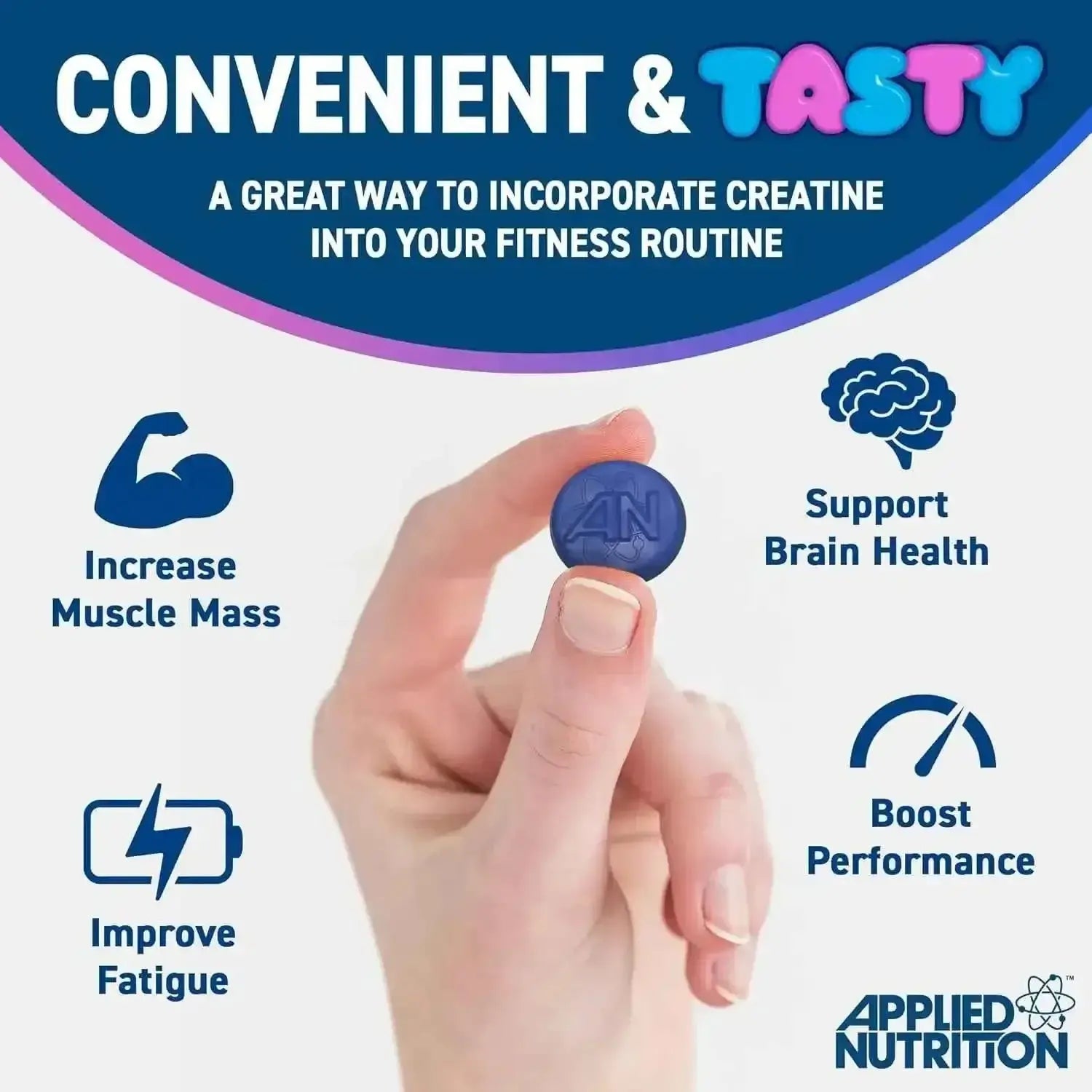 Applied Nutrition Creatine Gummies - 80 Fruit Flavored Chews