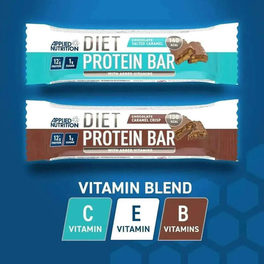 Applied Nutrition Diet Protein Bar - Single Bar or Box of 12 in Variety of Flavours