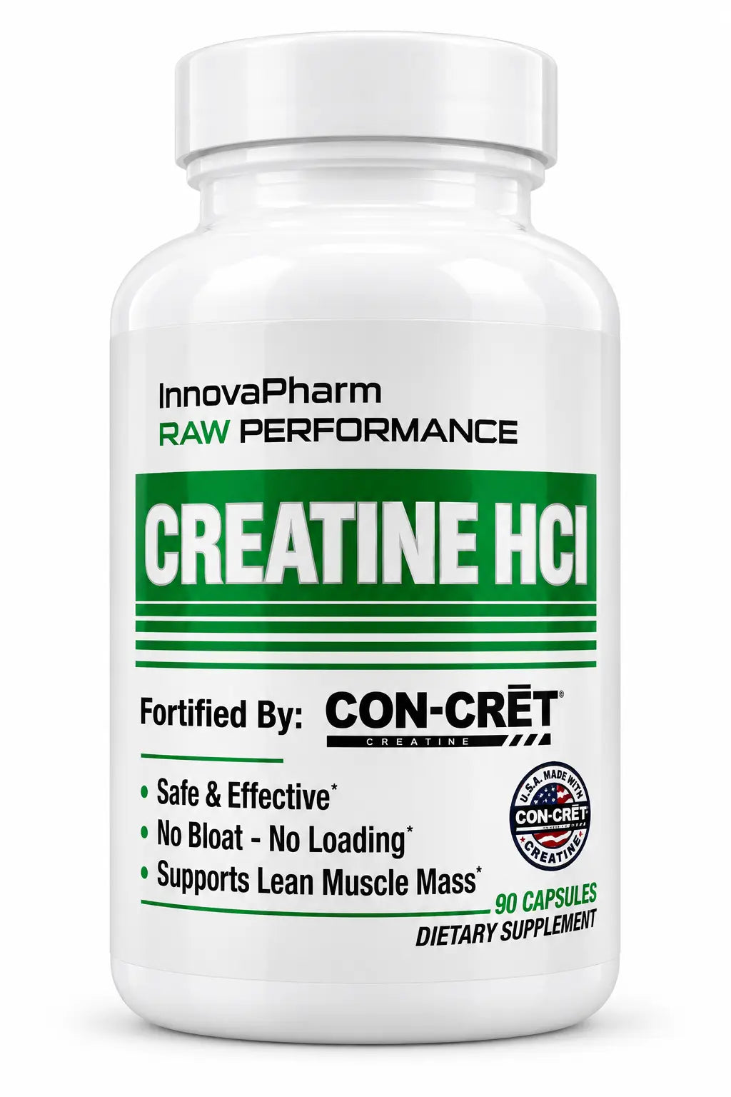 InnovaPharm Creatine HCL 750mg – 90 Capsules – product packaging