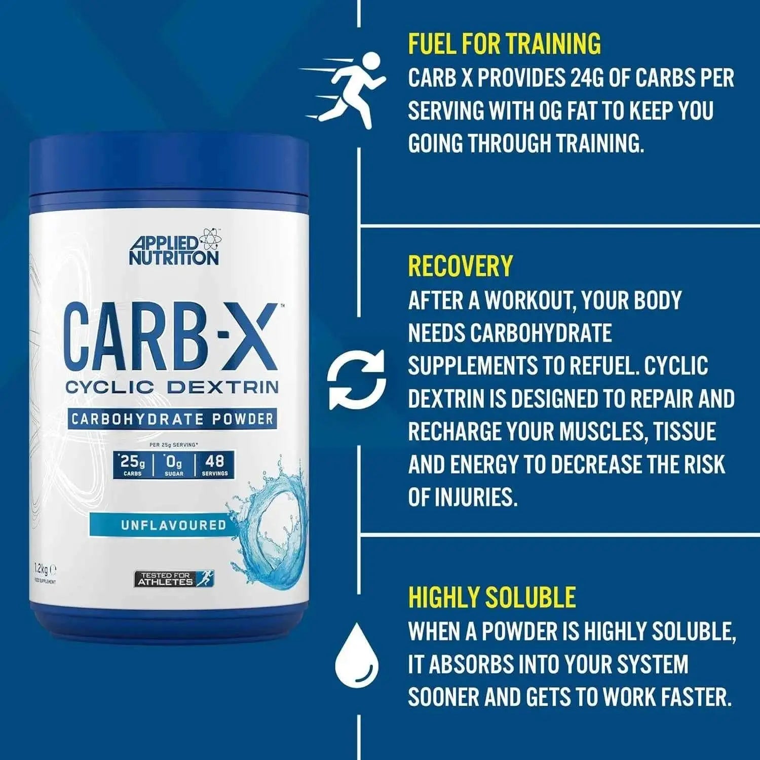 Applied Nutrition Carb X - Various Sizes and Flavours