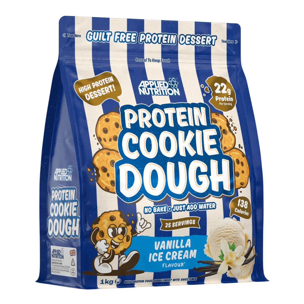 Applied Nutrition Protein Cookie Dough Powder - 1kg in a Variety of Flvaours