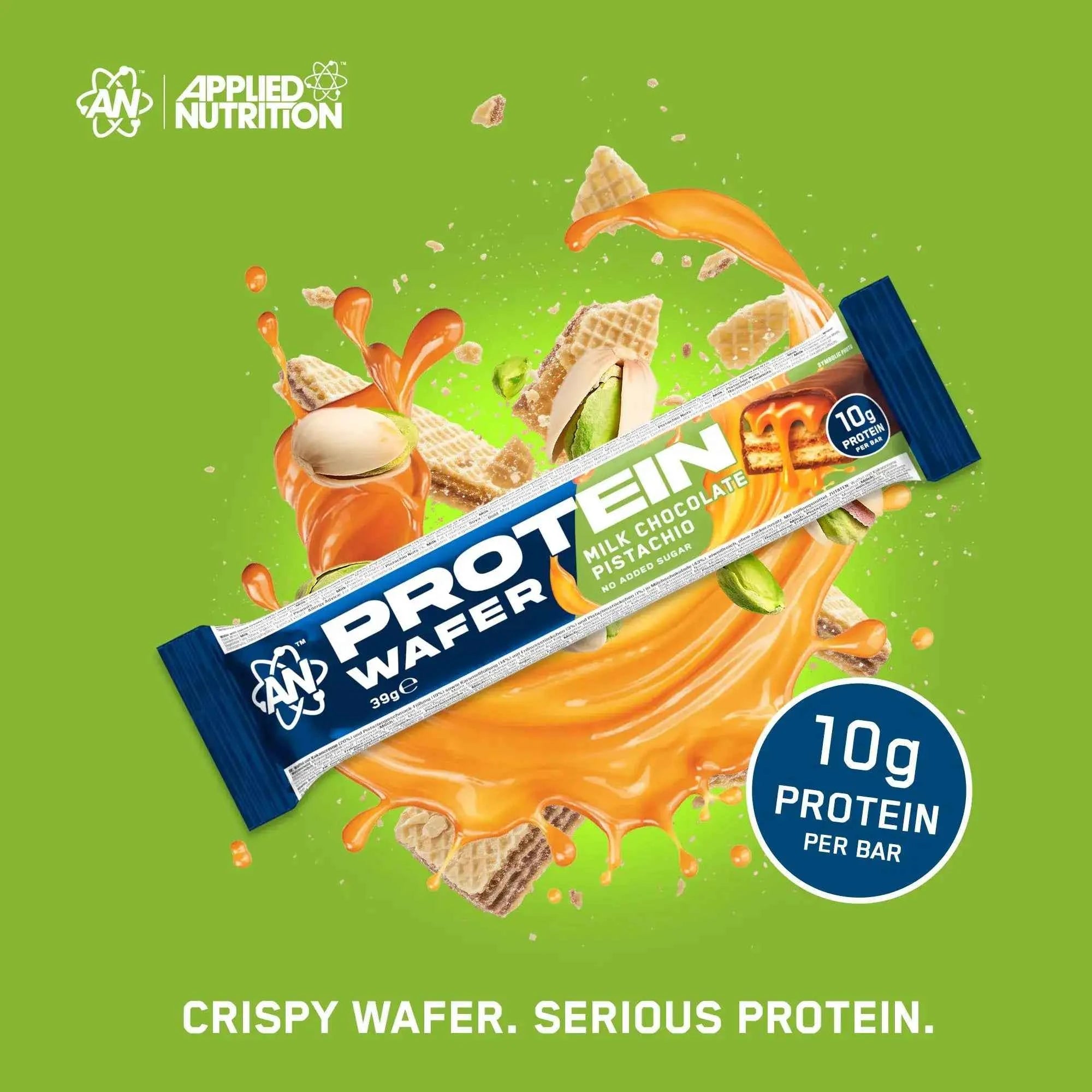 Applied Nutrition Protein Wafers available in a box of 12 or single bars - Variety of Flavours