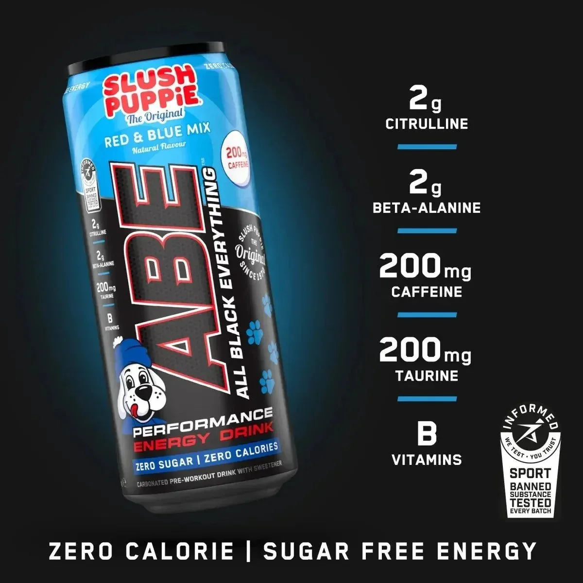 ABE - Performance Pre Workout Cans - Case of 12