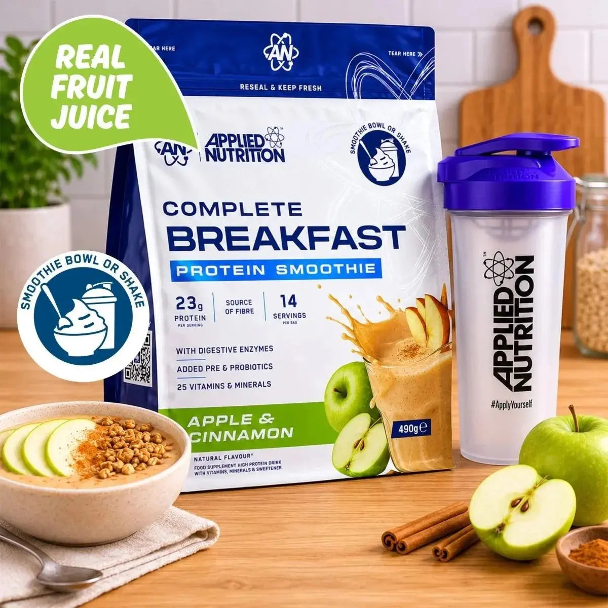 Applied Nutrition Complete Breakfast – High Protein Breakfast Smoothie | 14 Servings