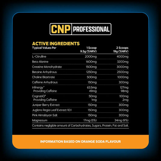 CNP Professional Loaded Pre 570g (New Formula) - Variety of Flavours