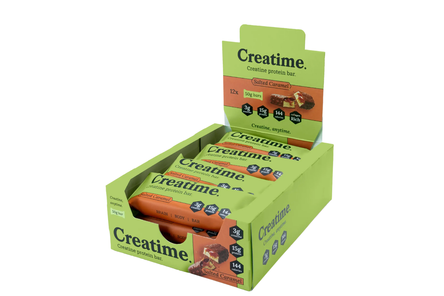 Creatime - Creatine Protein Bar - Box of 12x50g