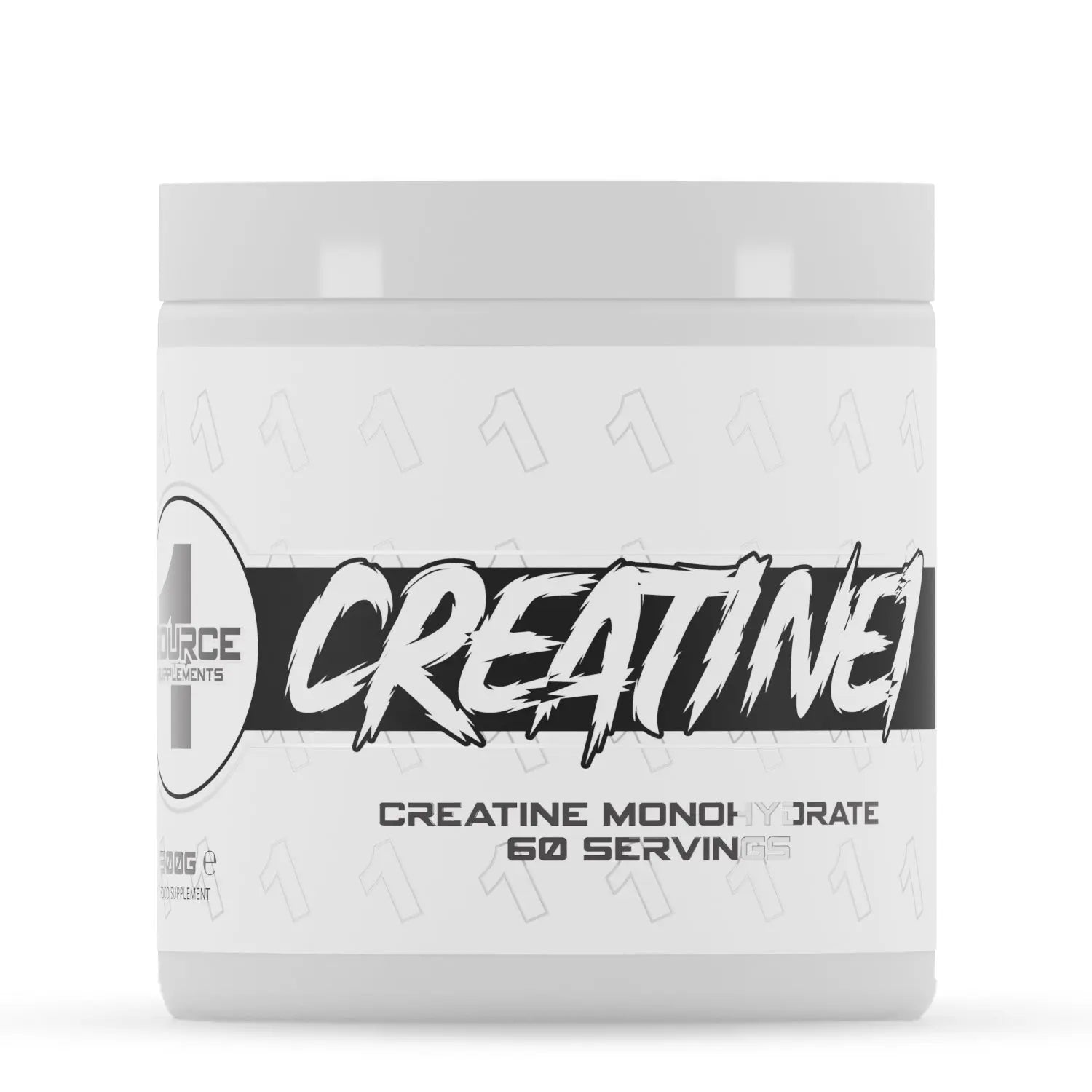1SourceSupplements CREATINE1 Micronised Creatine Monohydrate | 300g product packaging