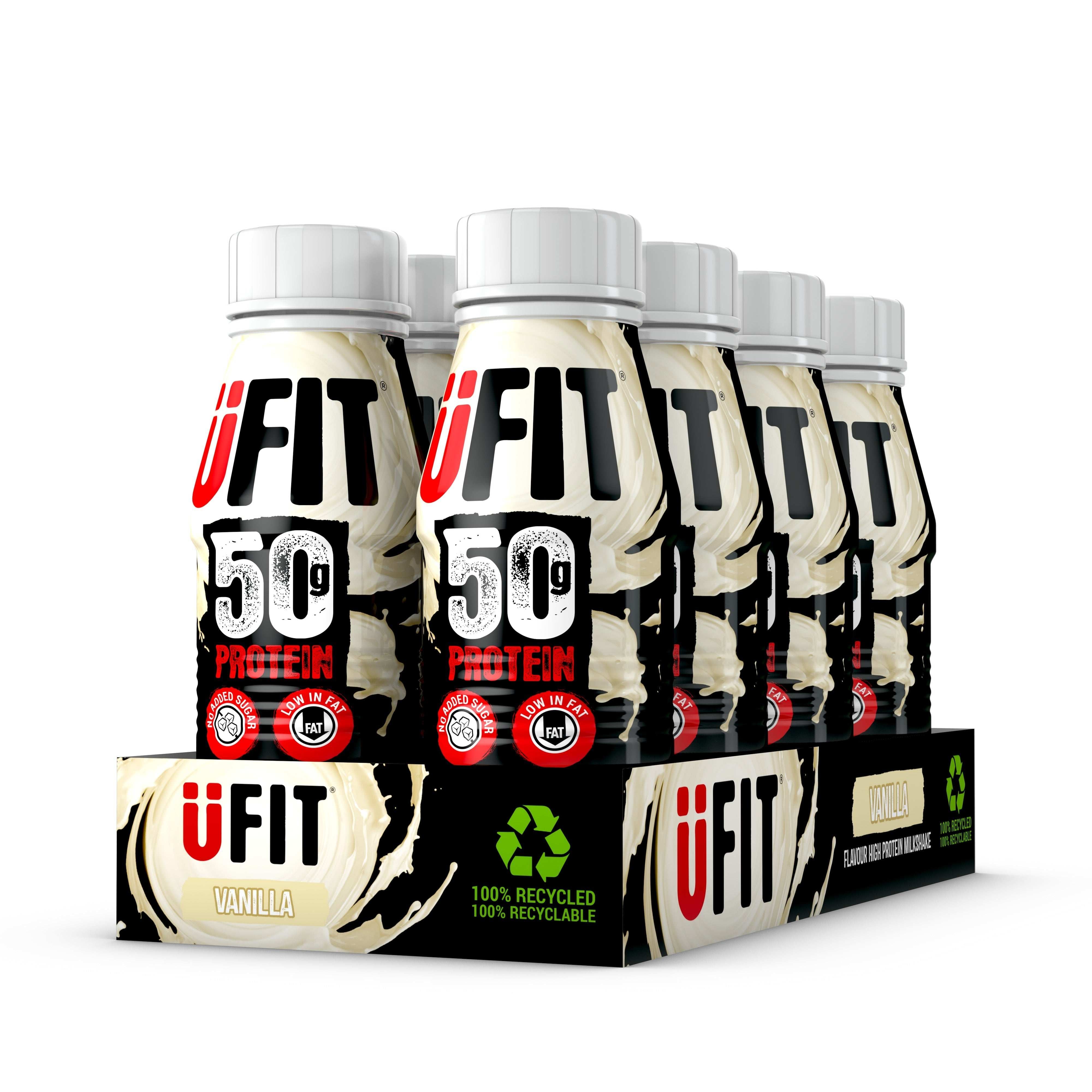 UFIT 50G High Protein Shake Drink – Case of 8 x 500ML