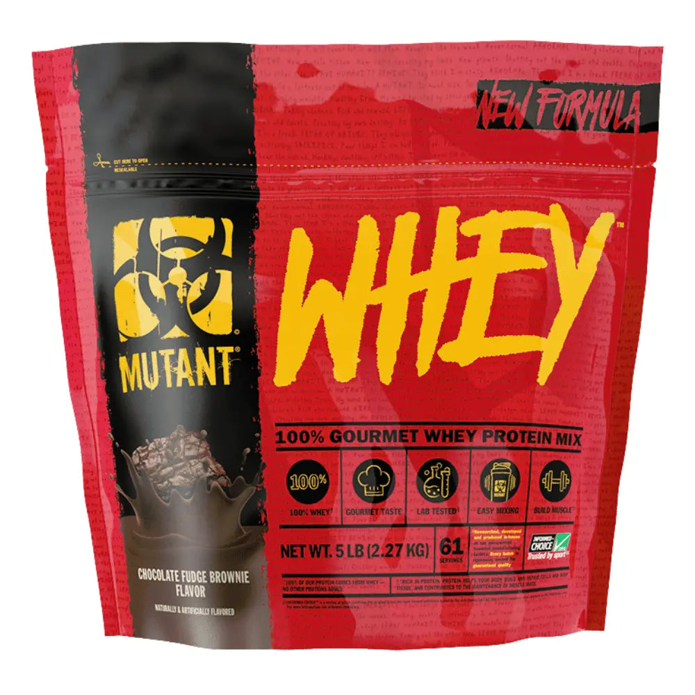 Mutant Gourmet Whey Protein Mix - Chocolate Fudge Brownie Flavour